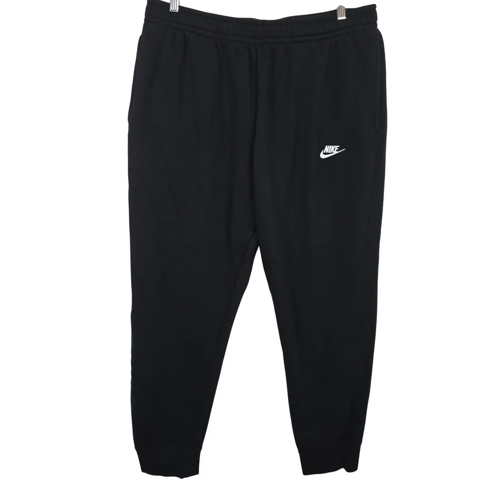 Nike Sportswear Fleece Men's Joggers Black Tapered‎ Sweatpants XXL